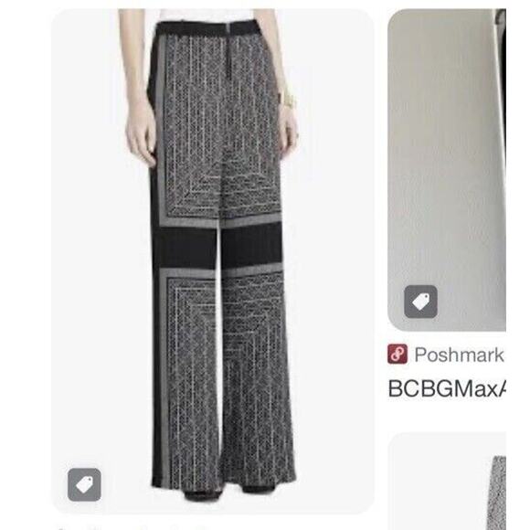 bcbg maxazria wide leg pants - Picture 3 of 13
